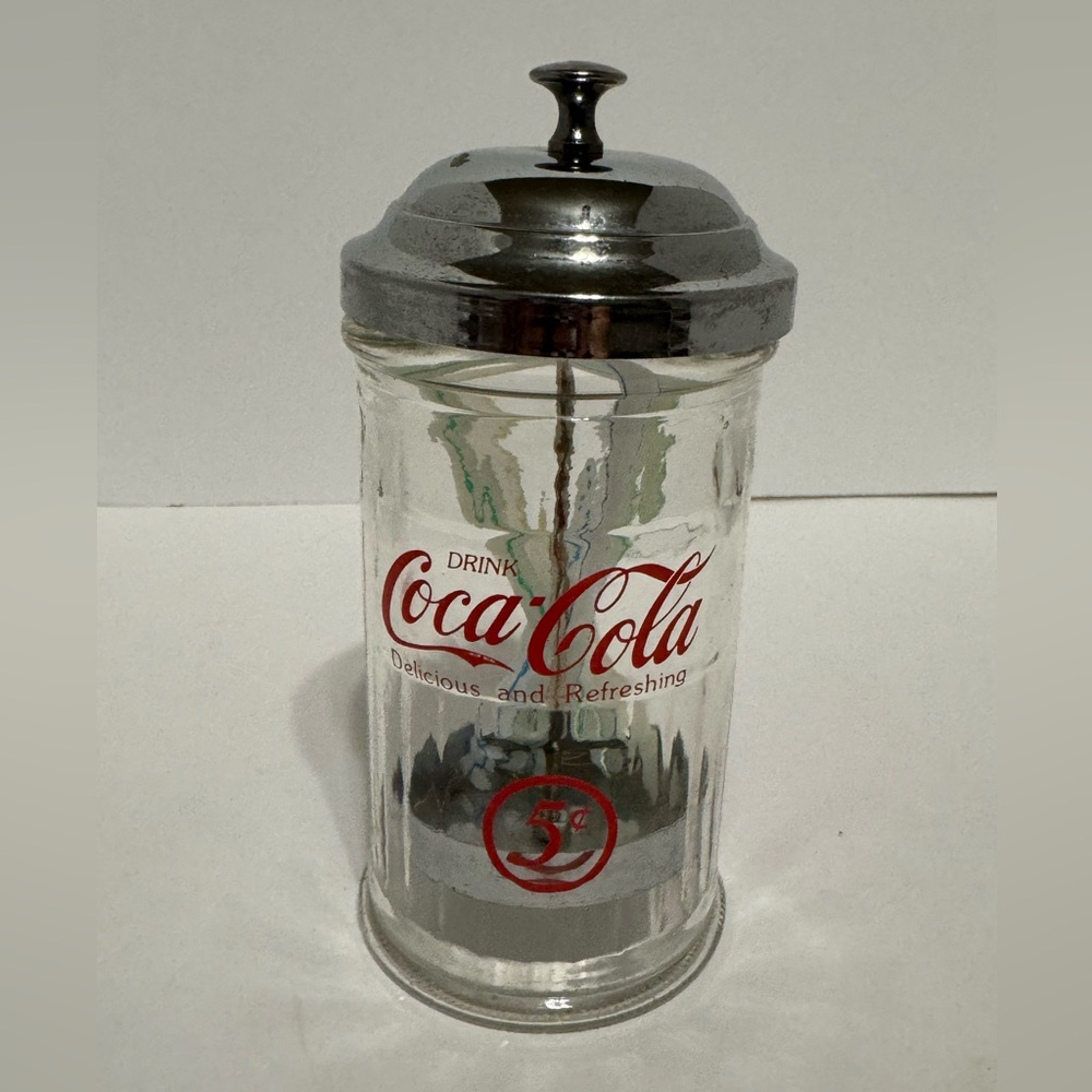 Coca Cola small straw dispenser